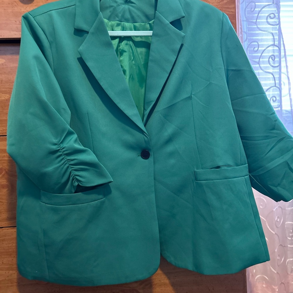 Women's Green Blazer